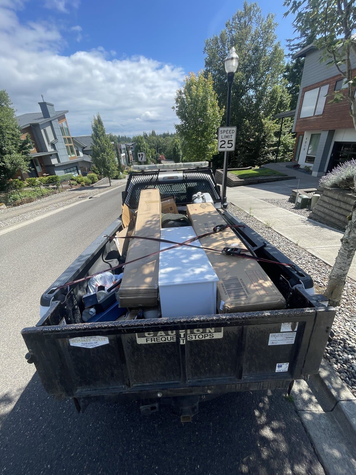 A real appliance removal job in the Portland–Vancouver metro by Brisk Junk Removal